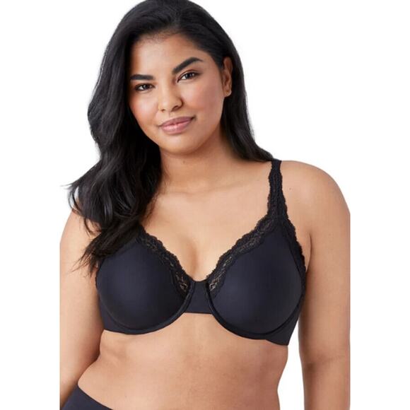 Wacoal NWOT Softly Styled Underwire Bra 855301 Black Size 34DDD - Picture 1 of 4